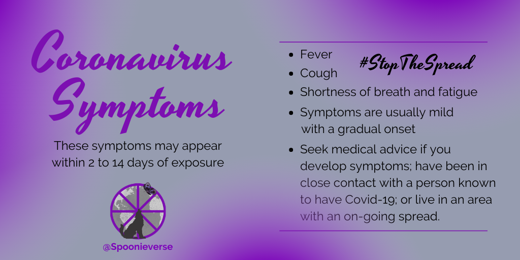 The coronavirus symptoms are what you need to look for