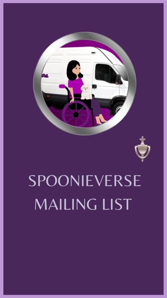 sign up to the spoonieverse mailing list